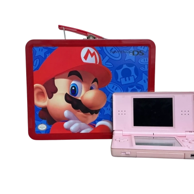 Super Mario Nintendo DS Lite Kit with Pink DS Lite *UNTESTED*