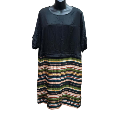 ELK The Label 'Anitra' Bright Stripe Dress in Size 16