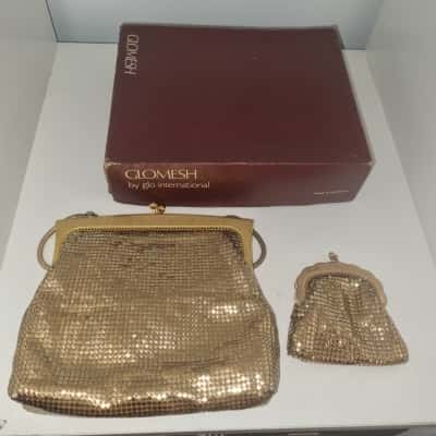 Glomesh Australia Gold Purse and Coin Purse