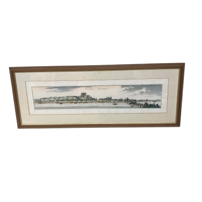 'Saumer 1635' Paris Scene by Marcel Martin - Framed/Glass