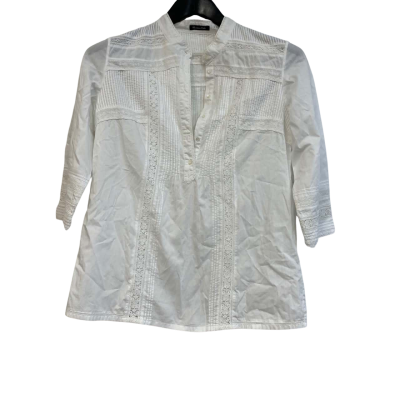Massimo Dutti Womens  Size M White top