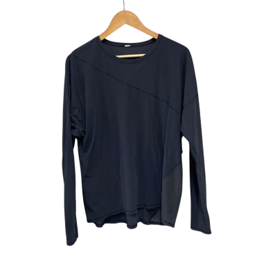 Lululemon Womens  Size M Long Sleeve Top Black  