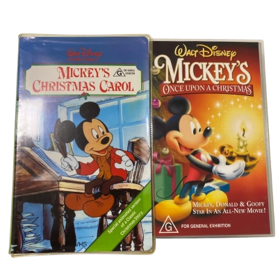 Mickey’s Christmas VHS set 