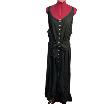 beme Womens  Size 26 Casual Dress Black  