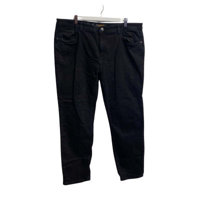 Johnny Bigg Mens  Size 42 Straight Leg Jeans Black  