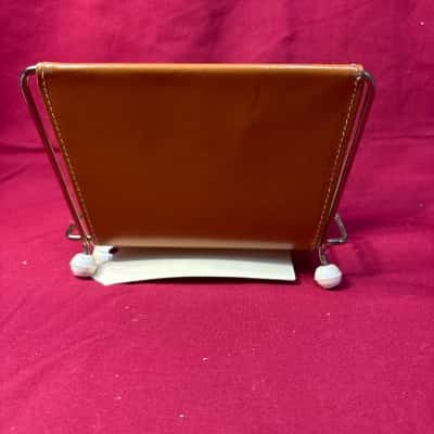 Vintage Col Swan Mid Century Genuine Kangaroo Letter Holder / Rack 