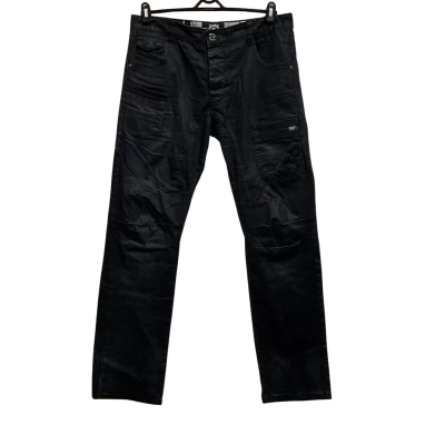 ETO 9901 Mens  Size 34 Straight Leg Jeans Navy Blue 