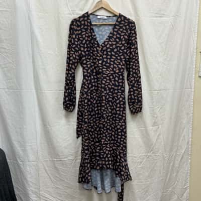  Womens st.Frock Size 14 Navy Blue 