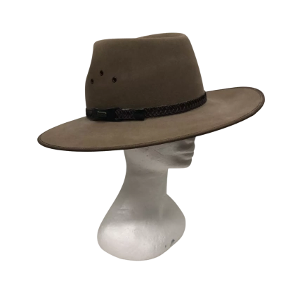 Akubra Mens Tablelands  Size 58 Tan Hat 