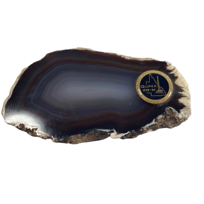QUPEX 1959-1984 Polished Agate Slice