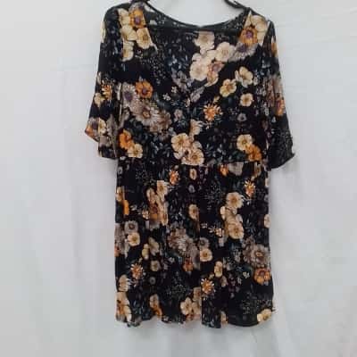  Womens Short Sleeve Dress  Floral 