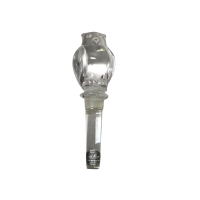 Vintage Inn Crystal Lead Crystal Owl Wine Bottle Stopper By Lisa Mori - Made In Austria