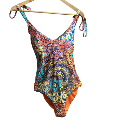  Womens  Size 12 Onepiece Bathers Multicoloured Moontide