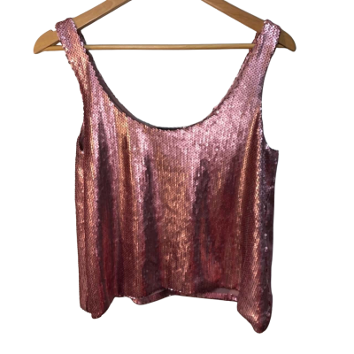 BNWT Hunt No More Sequin Top Size 10 RRP $119