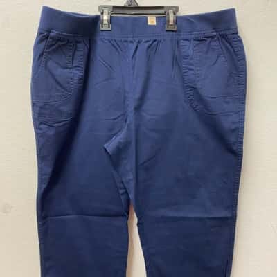 Millers Women's Size 18 Cargo Pants Navy Blue 