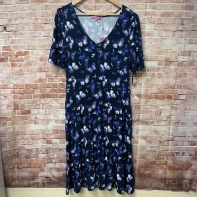 BNWT Review Womens Size 16 Dress Animal print / Blue 