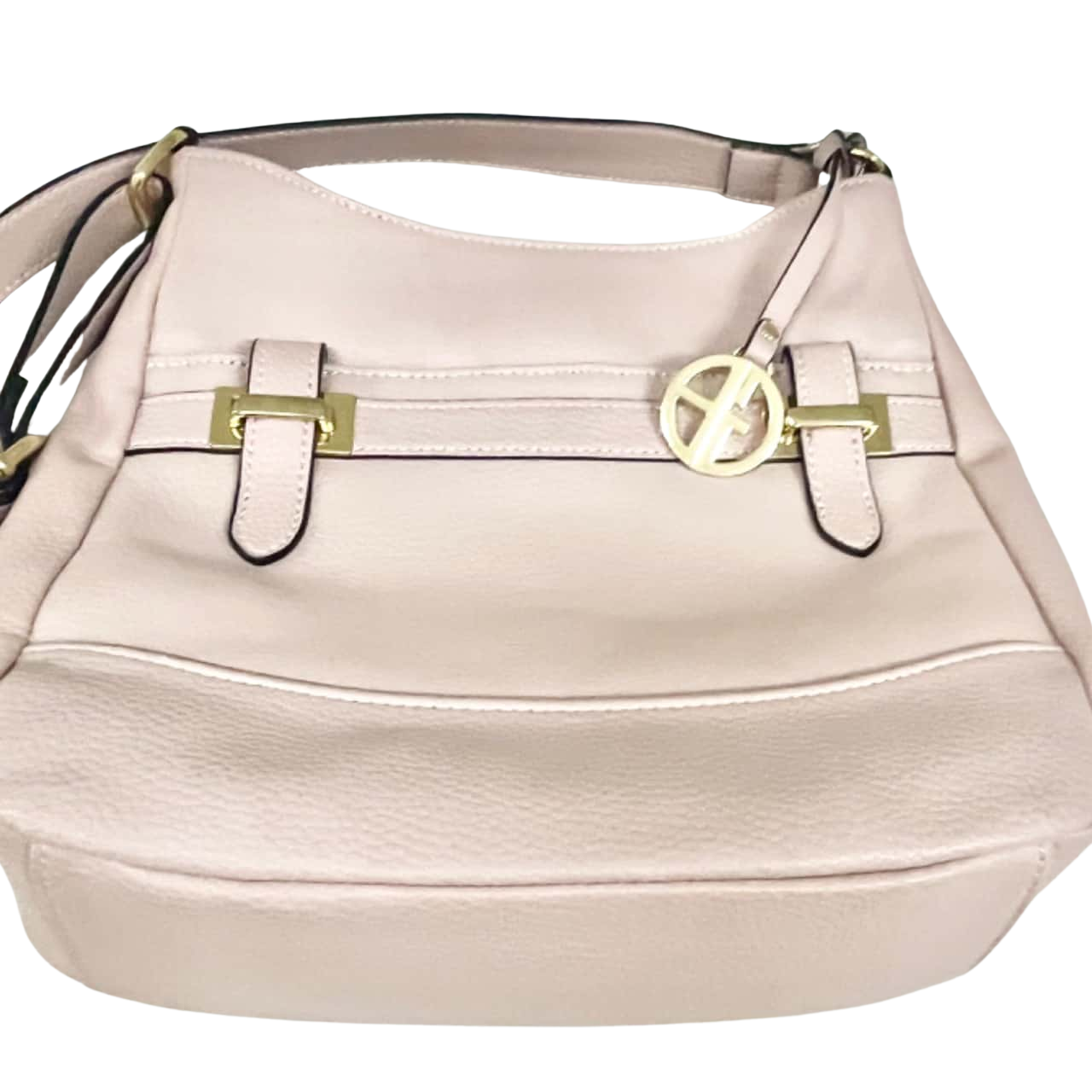 Blush pink leather handbag(s)