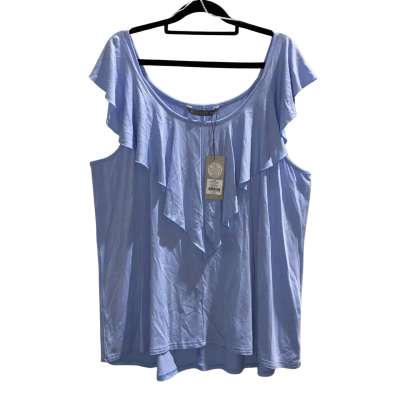 Katies Womens  Size XXL Short Sleeve Top Blue RRP $54.99