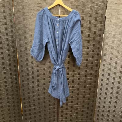 Capriosca Womens  Size L Blue Dress
