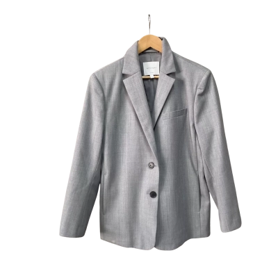 Witchery Womens  Size 8 Wool Blazer Grey 
