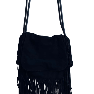 Foxlane Collective Suede Fringes Shoulder Bag