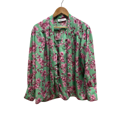 Serafina Womens  Size XXL Green Floral Toop