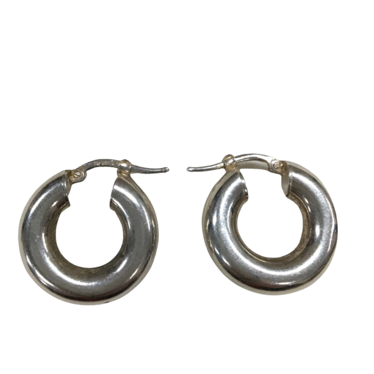 Womens Earrings Silver Hoops 9.25(s)