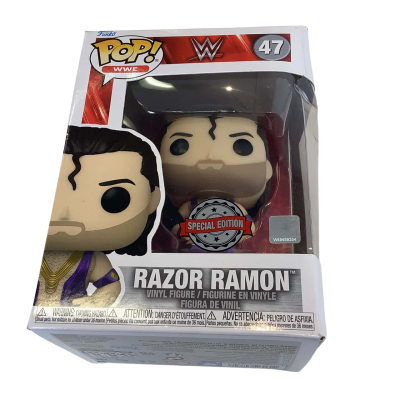 New in Box  POP WWE 47 RAZOR RAMON Vinyl Figurine - Special Edition