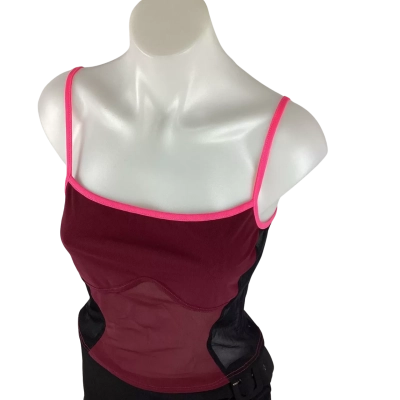 Akari Mesh Top - First MSE Sangria Small 