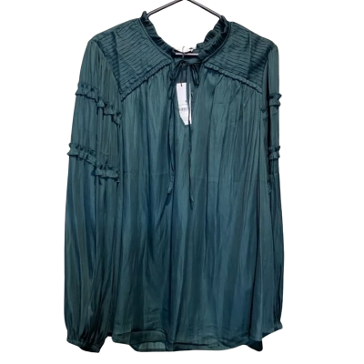 City Chic Womens  Size 22 Long Sleeve Top Green 
