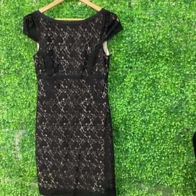 David Lawrence Womens  Size 8 Cocktail Dress Black  