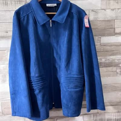 Renoma Mens  Size 24 Winter Jacket Blue 