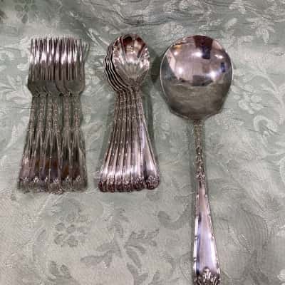 6-Person Vintage Dessert Set