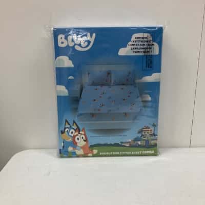 Bluey Double Bed Fitted Sheet Combo NEW