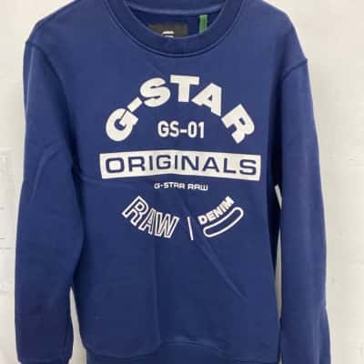 G-Star Raw Mens  Size L Pullover Blue 
