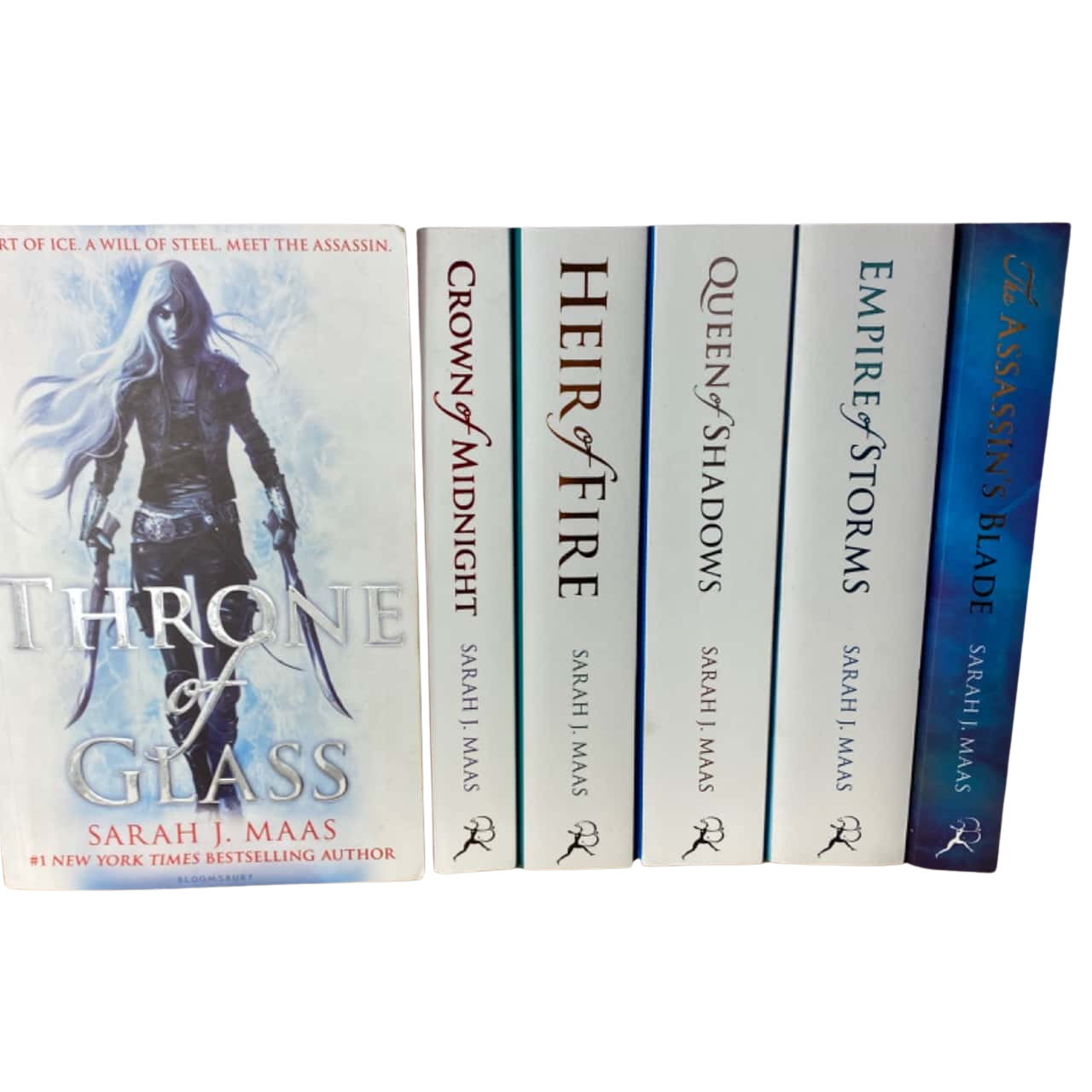 6 Throne of Glass Novels by Sarah J. Maas Paperback(s)