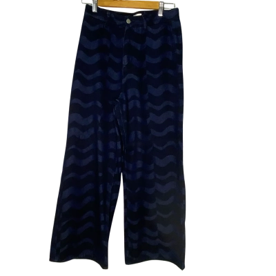 Gorman Womens  Size 10 Wide Leg Jeans Black  / Blue / Pattern 