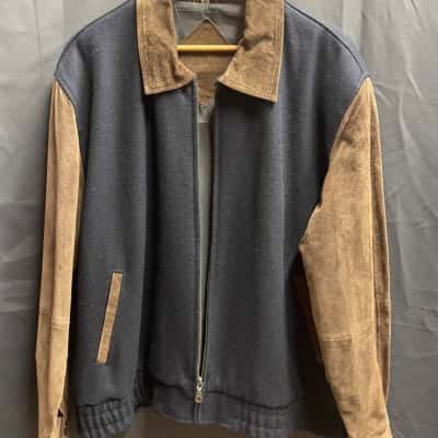 Edgemont Mens Size M Suede Leather Jacket