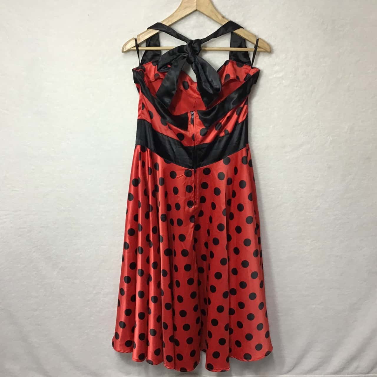 strapless open back dress Red Floral Embroidered Mini Dress - All Dresses