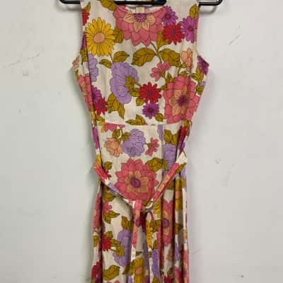 Princess Highway Womens  Size 10 Midi Dress / Sleeveless Dress  Floral 