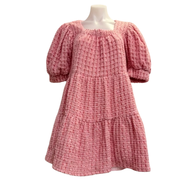  Womens  DREAM by Sister Jane Size M Long Sleeve Dress Pink  