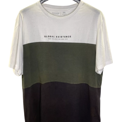 Connor Mens  Size XXXL Printed Shirt Black  / Green / White 