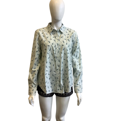 BNWT Trenery Women's  Size XL Long Sleeve Shirt Green 