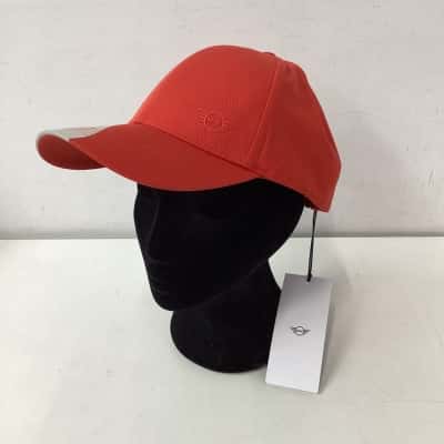 New-  Mini BMW AG Mens  Size One Size Cap Red/tan 