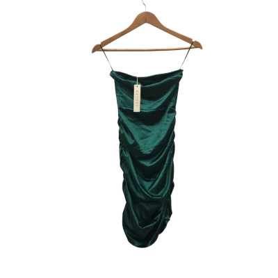 Meshki Womens  Size XS Strapless Dress Green BNWT