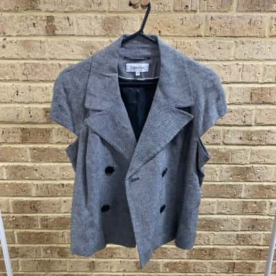 Calvin Klein Womens grey jacket Size 14 