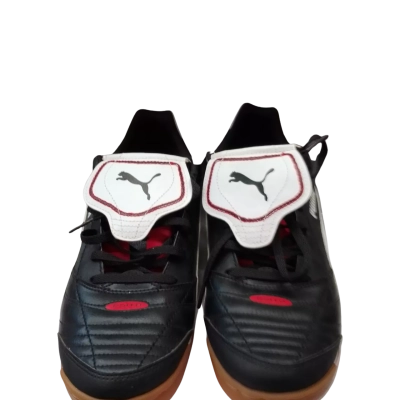 Puma Mens  Size 42 Sneakers Black  / Red / White 