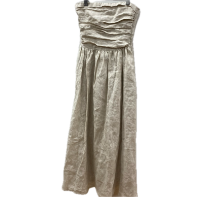 Dissh Womens  Size 6 Sleeveless Maxi Dress Beige 