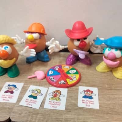  1995 Playskool Mr Potato Head Pals Mix 'n' Match Game  