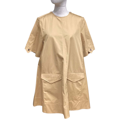 COS Mini Dress  Size 36 Short Sleeve Light Brown 